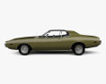 Dodge Charger 1974 3d model side view