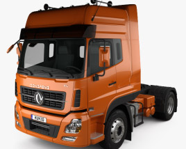 3D model of Dongfeng Denon Tractor Truck 2015