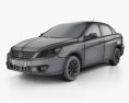 DongFeng S30 2018 3D 모델  wire render