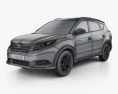 DongFeng Fengguang 580 2019 Modello 3D wire render