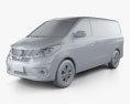 DongFeng Future M6 2021 3D-Modell clay render