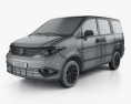 DongFeng Succe 2021 3D-Modell wire render
