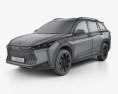 DongFeng Aeolus Yixuan GS 2023 3Dモデル wire render