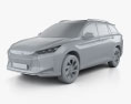 DongFeng Aeolus Yixuan GS 2023 3D-Modell clay render