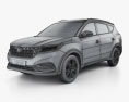DongFeng Fengguang 580 2022 3D 모델  wire render