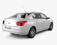 DongFeng EV30 2023 3D 모델  back view