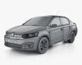 DongFeng EV30 2023 3D 모델  wire render