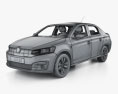 DongFeng EV30 con interior 2023 Modelo 3D wire render