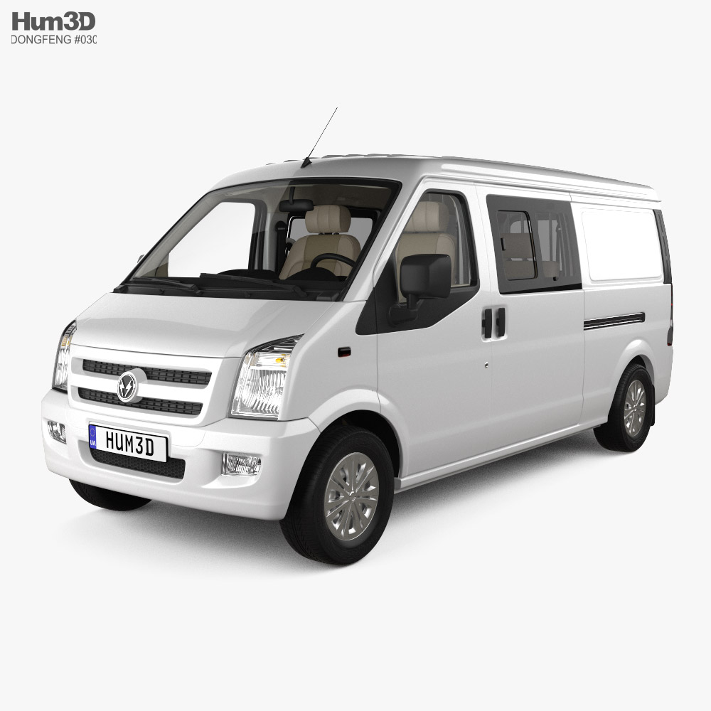 DongFeng C35 Crew Van with HQ interior 2012 3D model