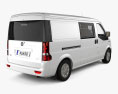 DongFeng C35 Crew Van з детальним інтер'єром 2012 3D модель back view