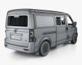 DongFeng C35 Crew Van con interni 2012 Modello 3D