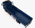 DongFeng KR Flatbed Truck 2021 3d model top view