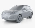DongFeng Fengon E3 2024 3D 모델  clay render