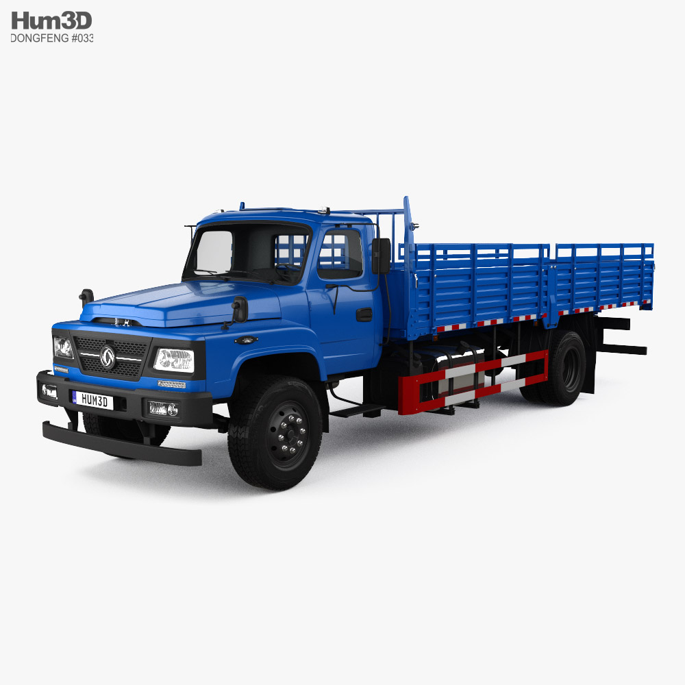 DongFeng EQ5121XLHL6D Flatbed Truck 2023 Modello 3D