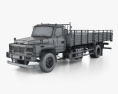 DongFeng EQ5121XLHL6D Flatbed Truck 2023 3d model wire render