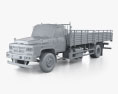 DongFeng EQ5121XLHL6D Flatbed Truck 2023 3d model clay render