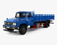 DongFeng B2 Flat Bed Truck with HQ interior 2023 3D 모델 