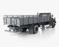DongFeng B2 Flat Bed Truck with HQ interior 2023 Modelo 3d