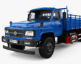 DongFeng B2 Flat Bed Truck with HQ interior 2023 3D 모델 
