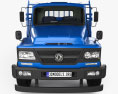 DongFeng B2 Flat Bed Truck with HQ interior 2023 3D-Modell Vorderansicht