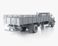 DongFeng B2 Flat Bed Truck with HQ interior 2023 Modello 3D