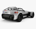 Donkervoort D8 GTO 2015 3D-Modell Rückansicht