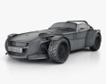 Donkervoort D8 GTO 2015 3D 모델  wire render
