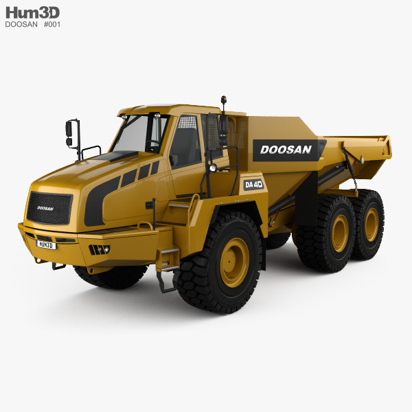 Doosan DA40 Dump Truck 2017 3D model