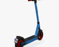 Dott E-scooter 2024 3D-Modell Rückansicht