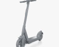 Dott E-scooter 2024 3d model clay render