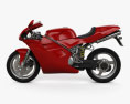 Ducati 748 Sport Bike 2004 3d model side view