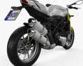 Ducati Streetfighter 848 2012 3d model back view