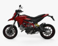 Ducati Hypermotard 2013 3D模型 侧视图