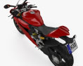 Ducati 1199 Panigale 2012 3D模型 顶视图