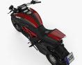 Ducati Diavel 2011 3D-Modell Draufsicht