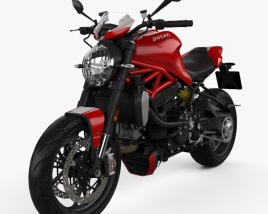3D model of Ducati Monster 1200 R 2016