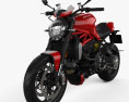 Ducati Monster 1200 R 2016 3D 모델 