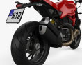 Ducati Monster 1200 R 2016 3D 모델 