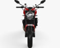 Ducati Monster 1200 R 2016 Modello 3D vista frontale