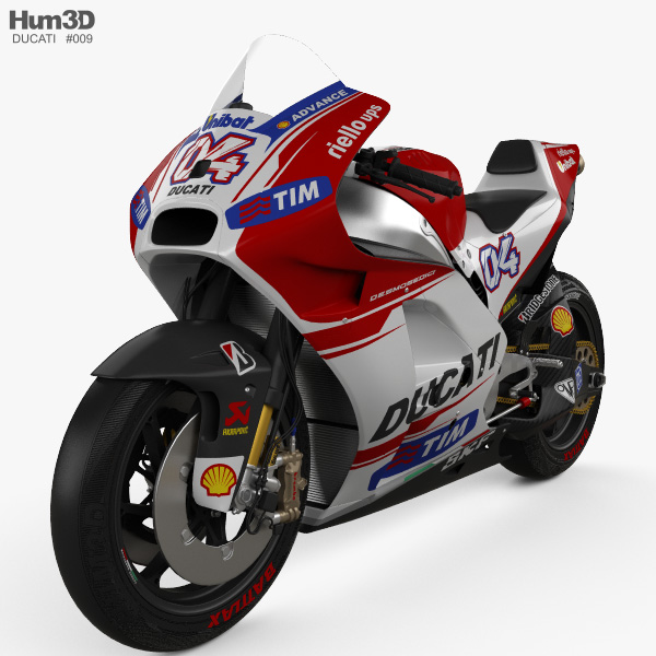 Ducati Desmosedici GP15 2015 Modèle 3D