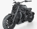 Ducati XDiavel 2016 3D 모델  wire render