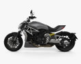 Ducati XDiavel 2016 3D模型 侧视图