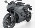 Ducati Supersport S 2017 3Dモデル wire render