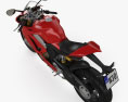 Ducati Panigale V4S 2018 Modello 3D vista dall'alto