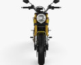 Ducati Scrambler 1100 2018 Modello 3D vista frontale