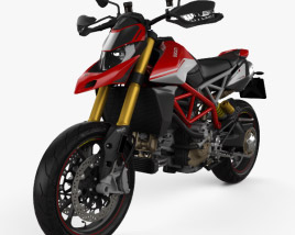 3D model of Ducati Hypermotard 950SP 2019