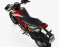Ducati Hypermotard 950SP 2019 3d model top view