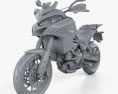 Ducati Multistrada 950 2018 3D模型 clay render