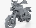 Ducati Multistrada 950 2019 3d model clay render