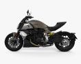 Ducati Diavel 1260 2019 3D模型 侧视图